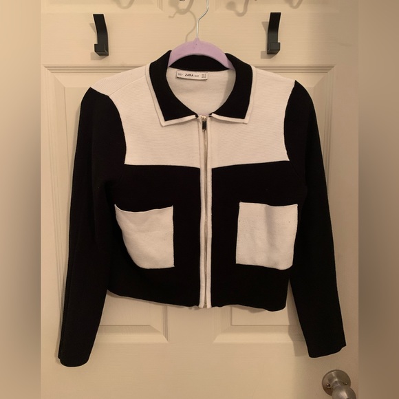 Zara block colour zip up - Picture 1 of 1